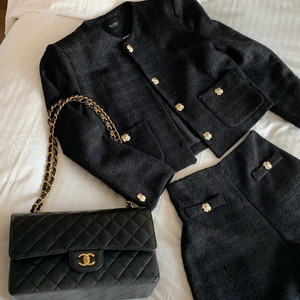 (새상품) 바이씨니 기요세 트위드셋업(자켓+반바지)