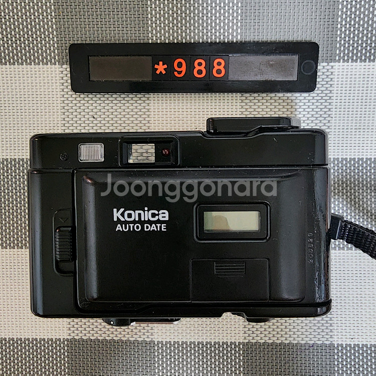 코니카 EF3 D 블랙 필름카메라--2