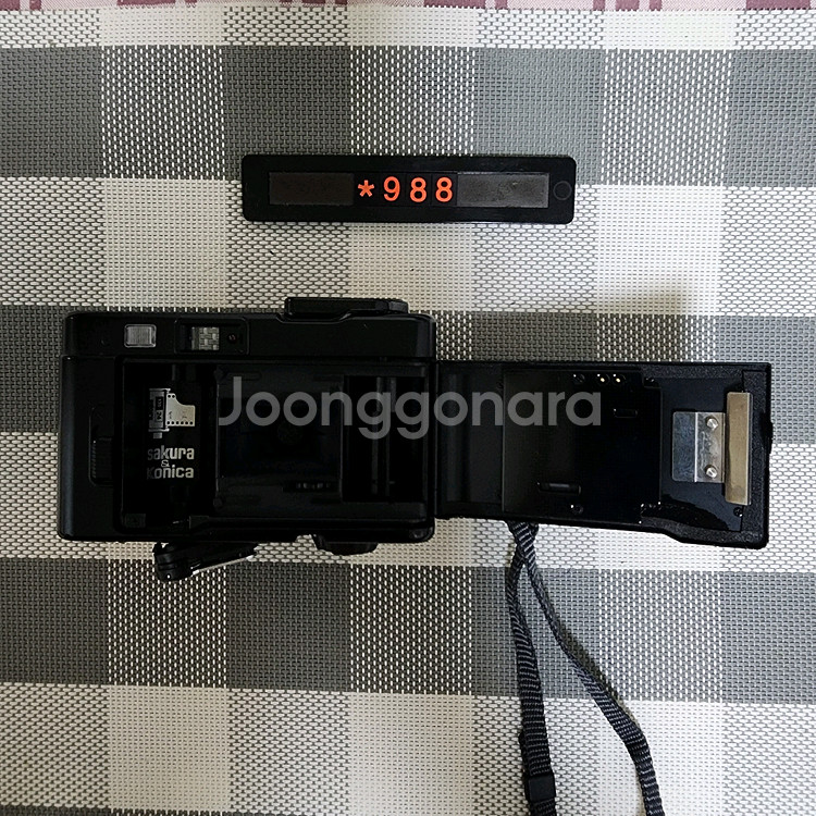 코니카 EF3 D 블랙 필름카메라--4