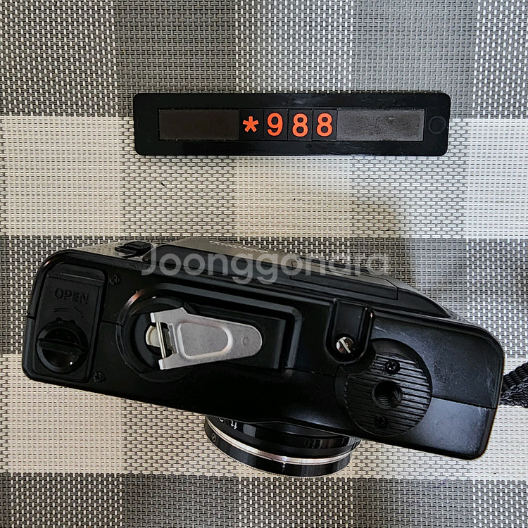 코니카 EF3 D 블랙 필름카메라--3
