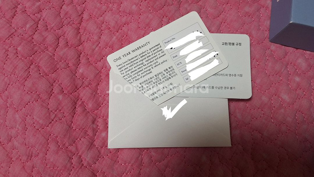 루이까또즈 카드지갑과 반지갑 세트--7