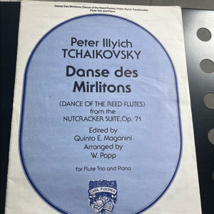 플룻 악보 플루트 앙상블 차이코프스키 호두까기인형모음곡