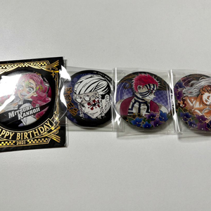 귀멸의칼날 굿즈 <미츠리,텐겐,무잔,아카자> 뱃지