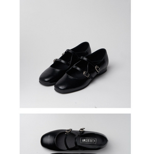 셀레디프 뮤트 메리제인 플랫 블랙 240mm