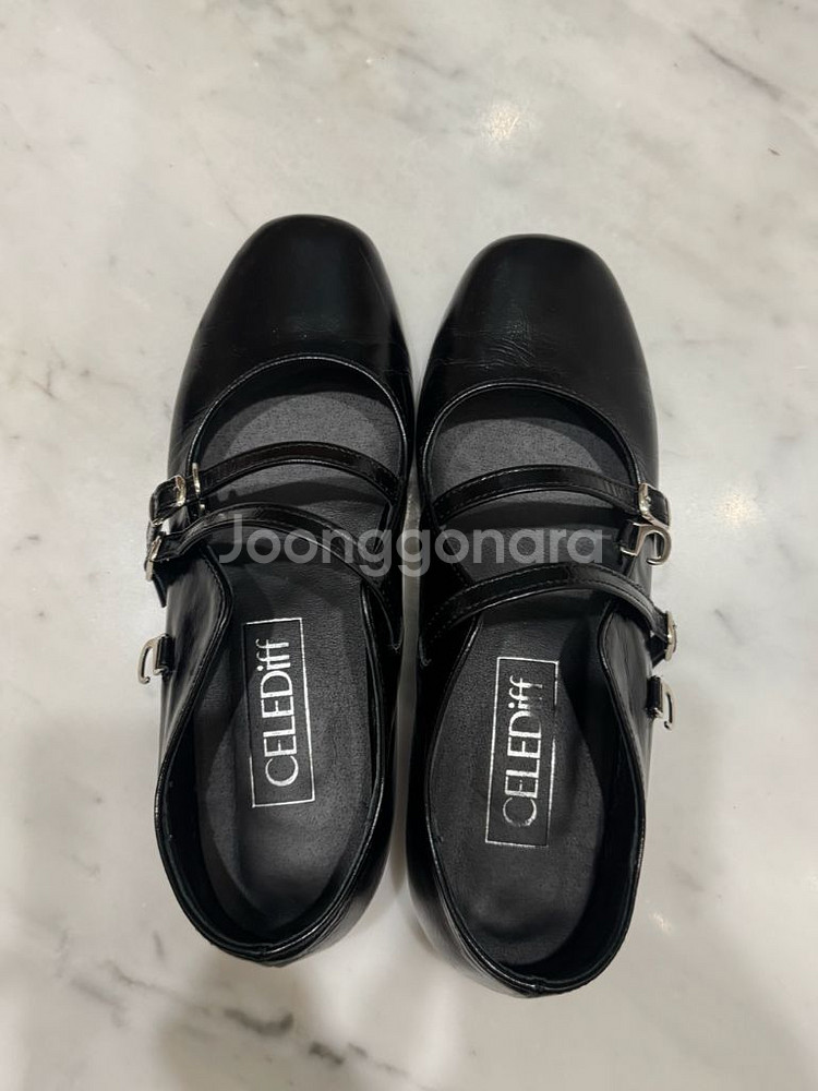 셀레디프 뮤트 메리제인 플랫 블랙 240mm--2