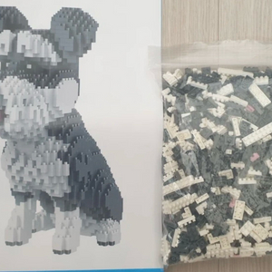 슈나우저 나노블럭 2100pcs (분해완료)