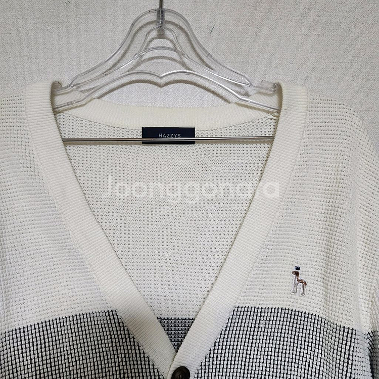 헤지스 브이넥 가디건 남95--3