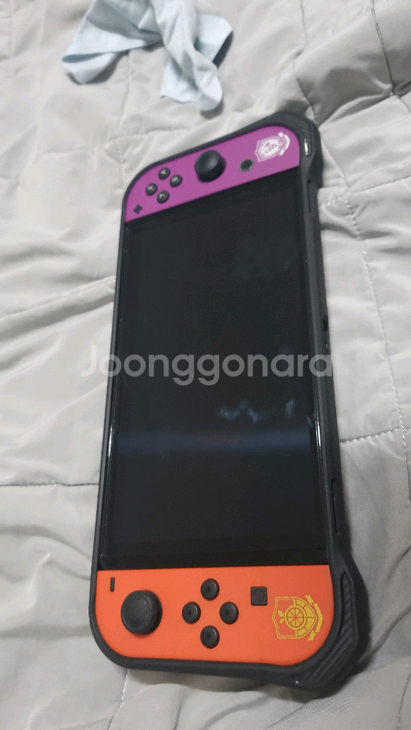 13풀세트/A+급/닌텐도스위치OLED 스칼렛바이올렛에디--1