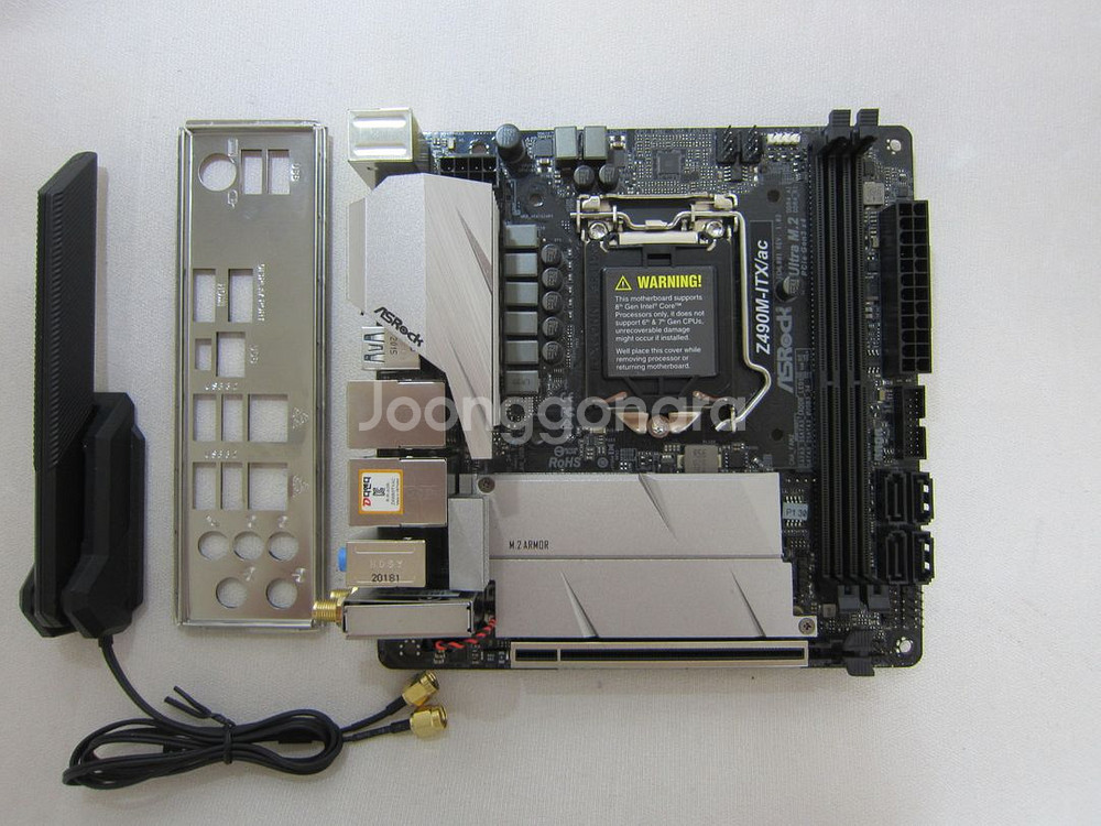 [1200소켓] ASRock Z490M-ITX/ac--0