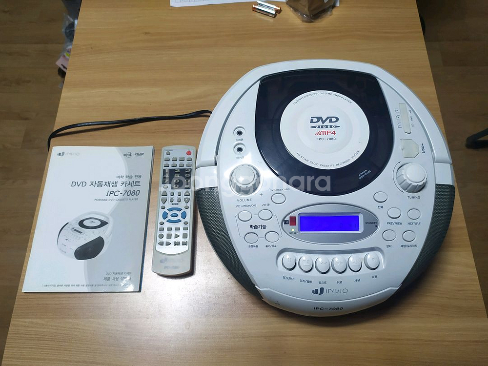 인비오 IPC-7080 dvd 카세트 어학기-택포--1