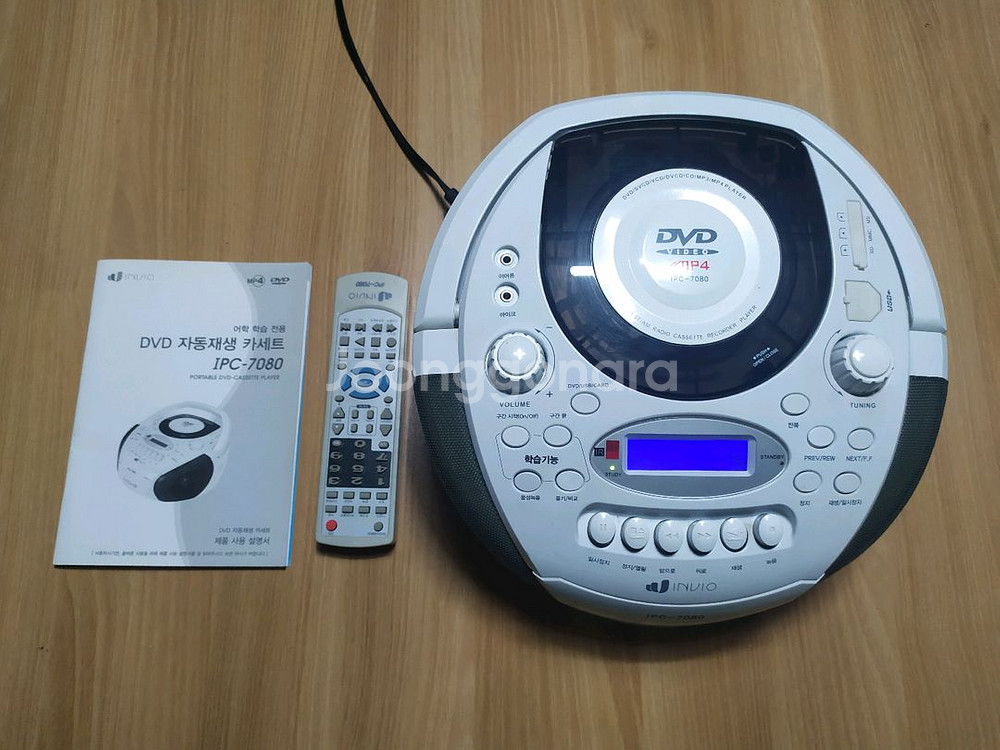 인비오 IPC-7080 dvd 카세트 어학기-택포--0