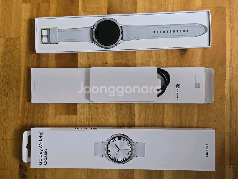 삼성 갤럭시 워치 6 클래식 46mm 실버 LTE 버전--0