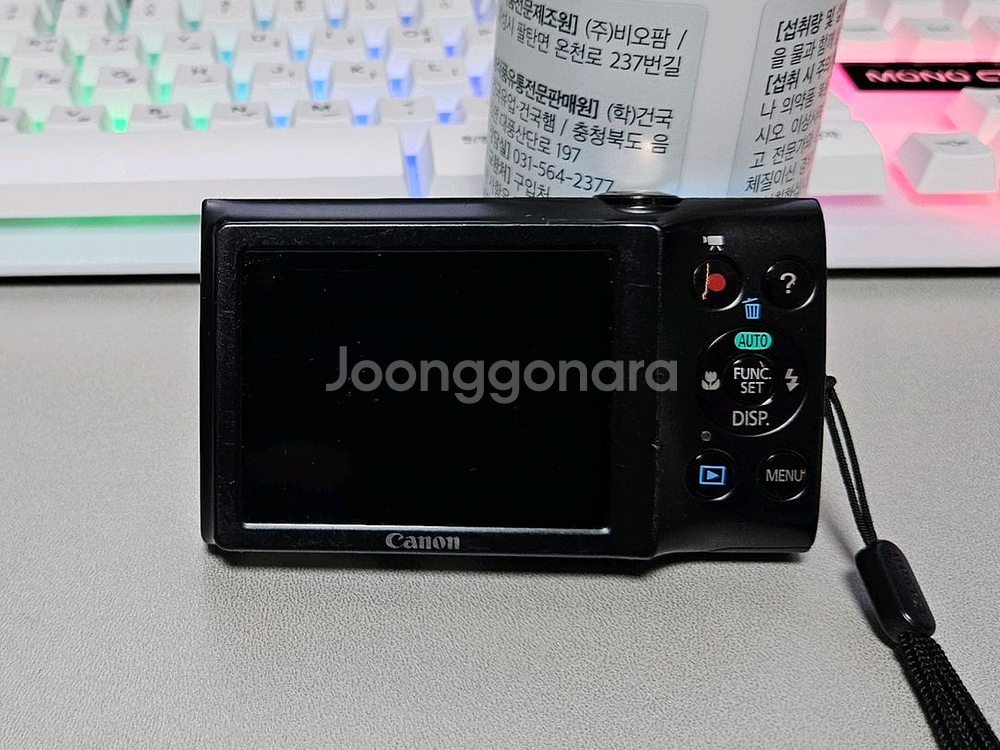 캐논 파워샷 A2300HD(익서스185) 블루 디카--4