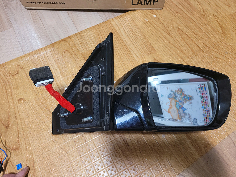 그랜저 HG 전기형 사이드미러 10핀 조수석--0