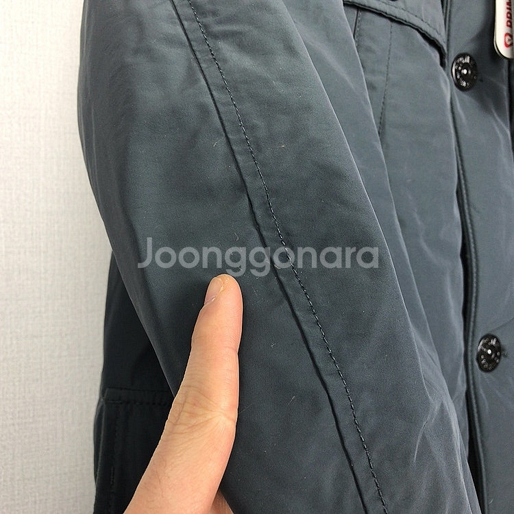 스톤아일랜드 19FW 마이크로랩스 후드 롱패딩 M--1