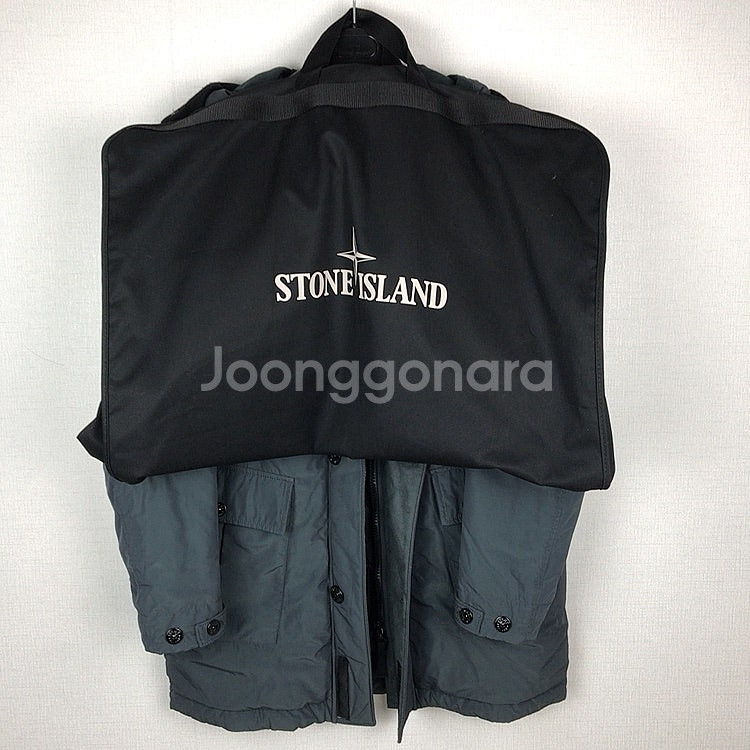 스톤아일랜드 19FW 마이크로랩스 후드 롱패딩 M--9