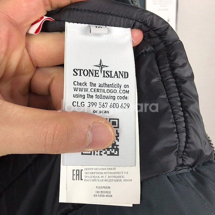 스톤아일랜드 19FW 마이크로랩스 후드 롱패딩 M--8