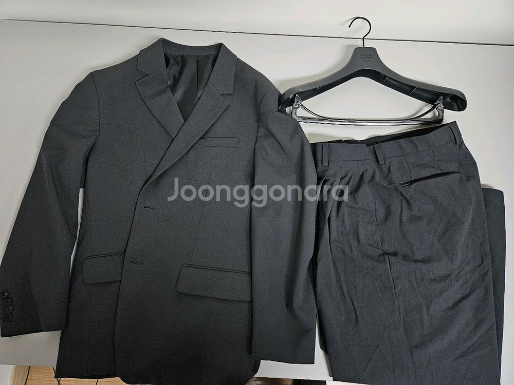 무신사 블레이저 슬랙스 셋업 정장 세트 그레이 105--1