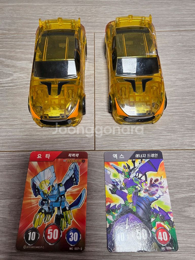 터닝메카드 - 윙레오 본체(피규어 X)+메카드 2장--0