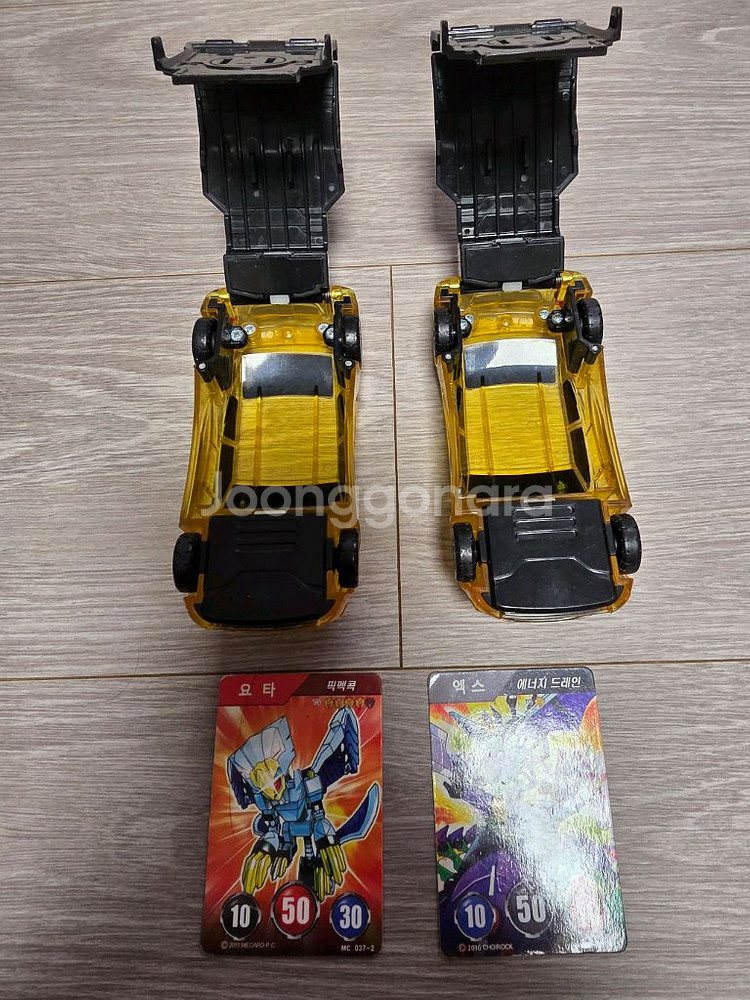 터닝메카드 - 윙레오 본체(피규어 X)+메카드 2장--5