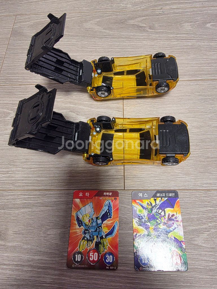터닝메카드 - 윙레오 본체(피규어 X)+메카드 2장--3