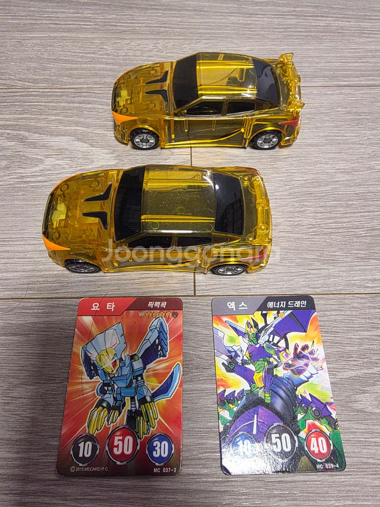 터닝메카드 - 윙레오 본체(피규어 X)+메카드 2장--1