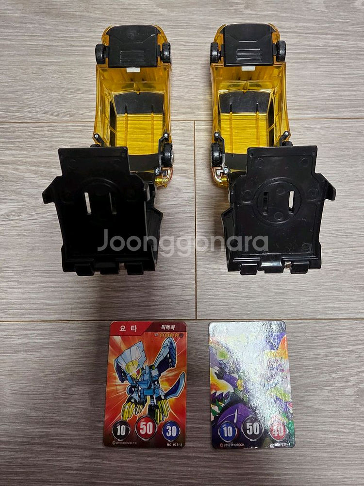 터닝메카드 - 윙레오 본체(피규어 X)+메카드 2장--4