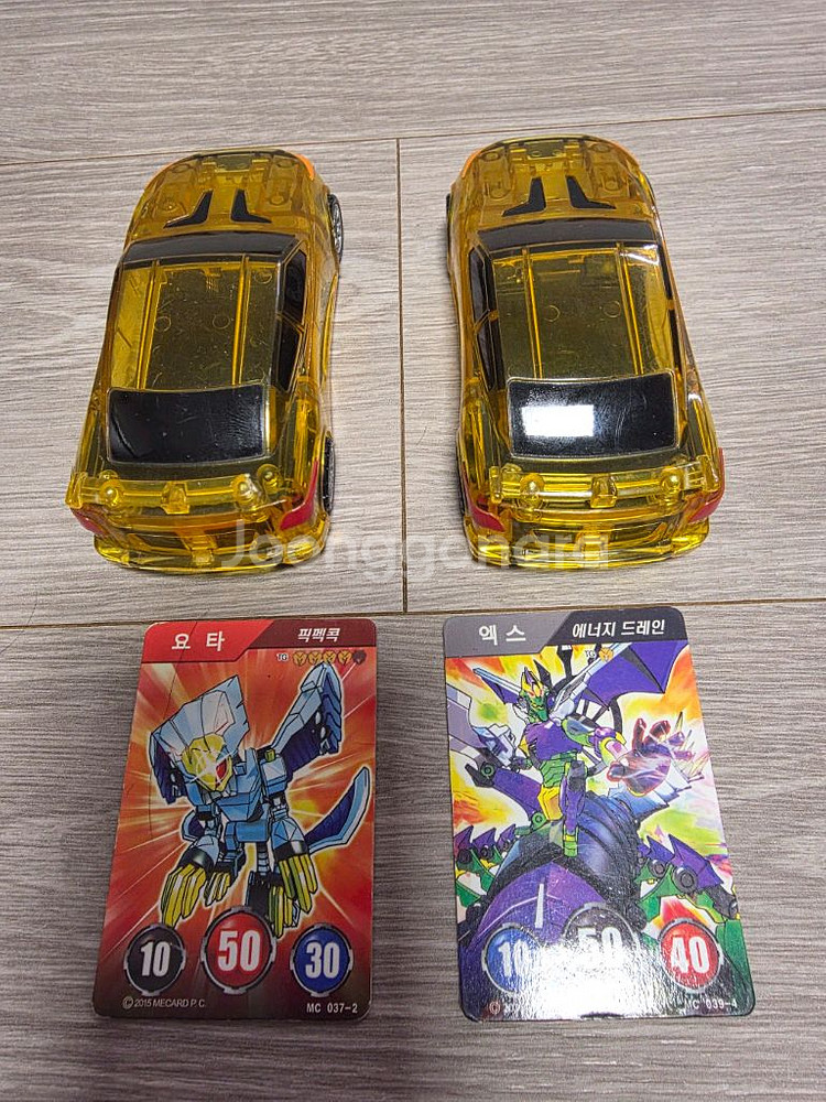 터닝메카드 - 윙레오 본체(피규어 X)+메카드 2장--2