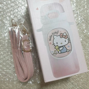 산리오 헬로우키티 원터치 보온보냉 스트랩 텀블러 보틀