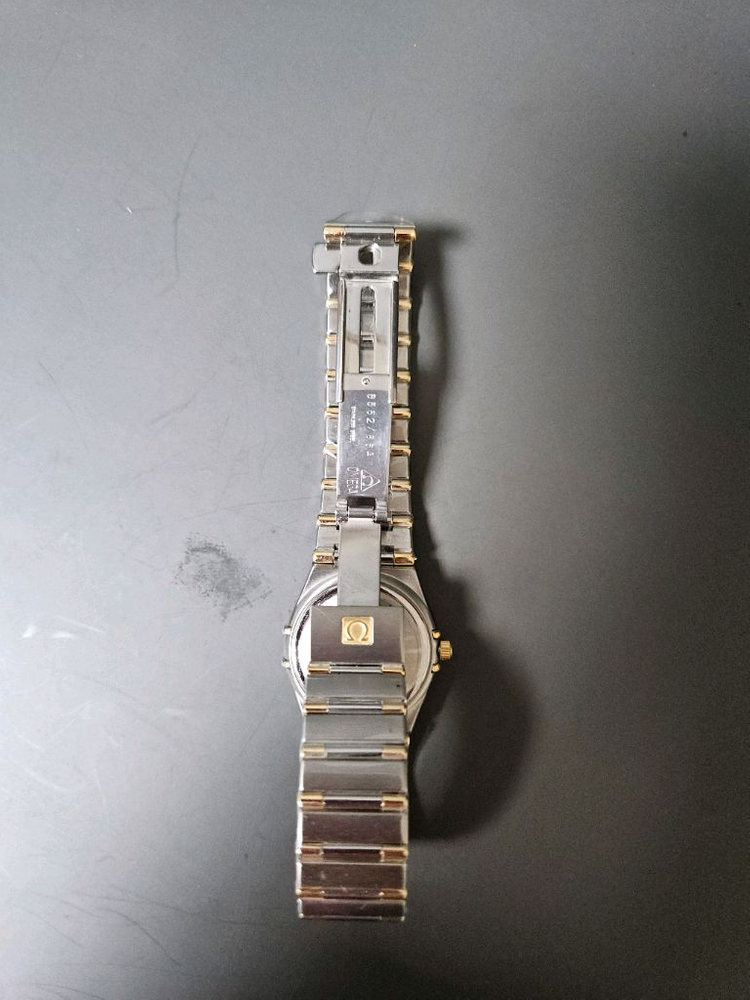 오메가 컨스틸레이션 하프바 여성 콤비메탈 시계 이미지