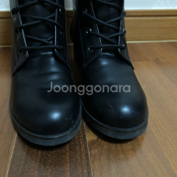 [235]마크모크 레이스업 부츠(블랙)--1