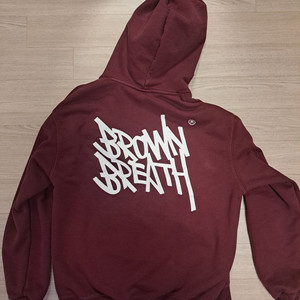 브라운브레스 버건디 후드티 M->S 교환 이미지