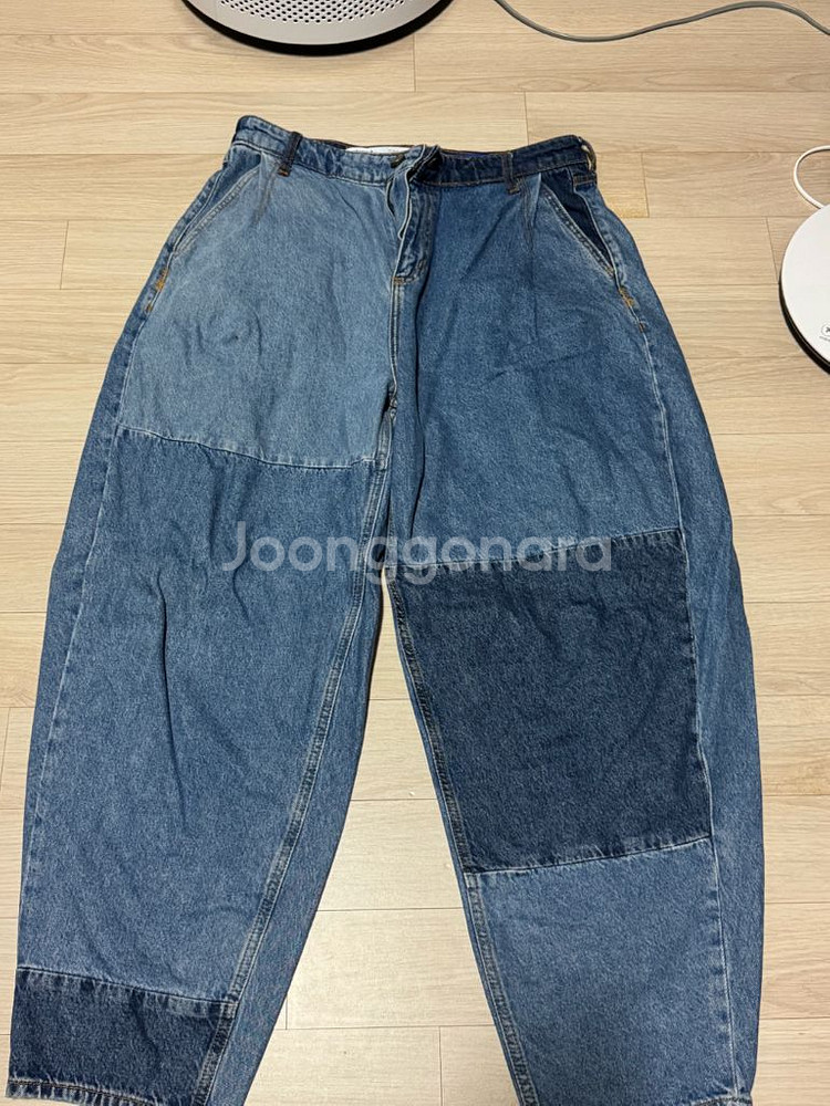 청주) 아더에러 자라 배럴레그 진 38 사이즈 판매--3
