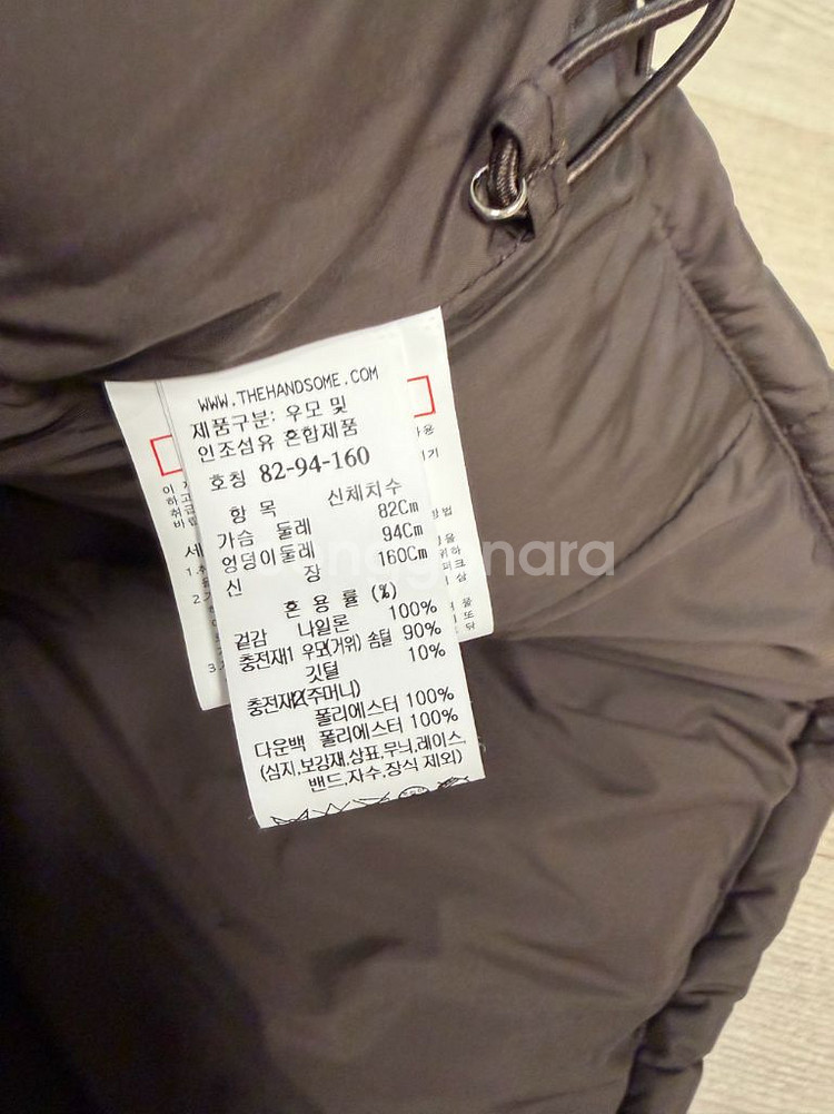 더캐시미어 후드 구스 베스트--5