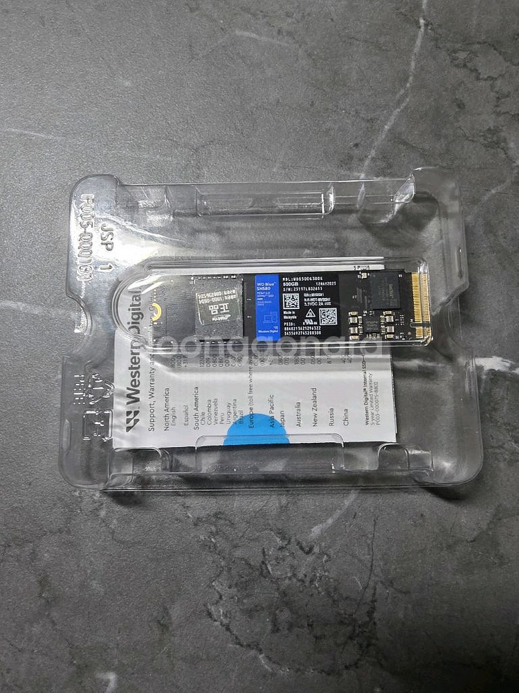 WD580 M.2 ssd 500기가--0