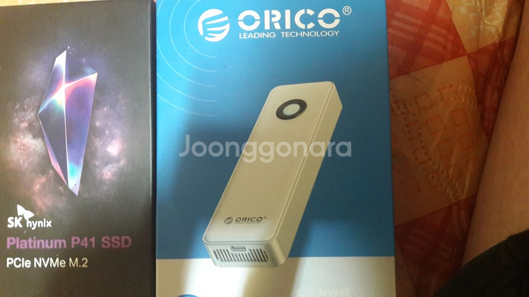 P41 ssd 1tb +오리코 20gbps 케이스--1
