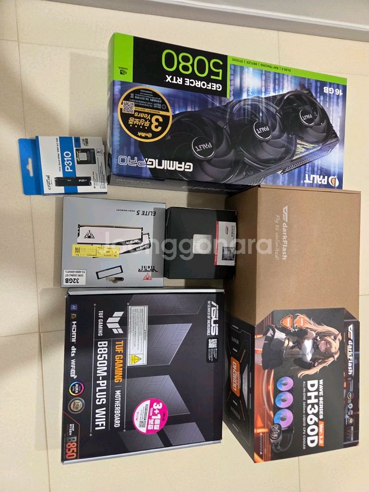 9800x3d / b850m wifi / rtx5080--3