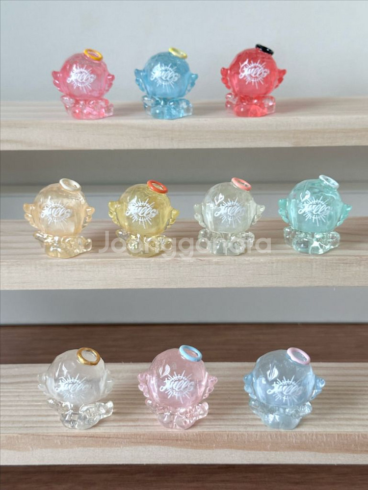 핸드메이드 투명 수지 아마릴리스 천사 엔젤 피규어--1