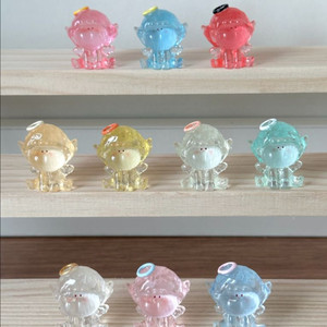 핸드메이드 투명 수지 아마릴리스 천사 엔젤 피규어