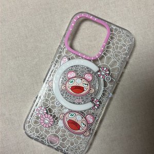 케이스티파이 무라카미 아이폰 16프로 케이스, 그립톡