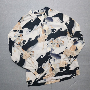 올세인츠 Allsaints 프린팅 레이온셔츠