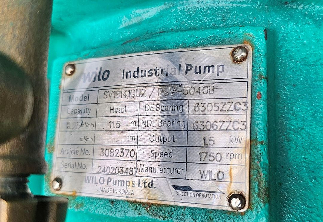 중고 윌로펌프 psv5040b 2마력용--2