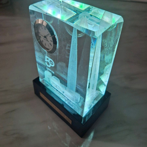 롯데 50주년 LED 크리스탈 시계