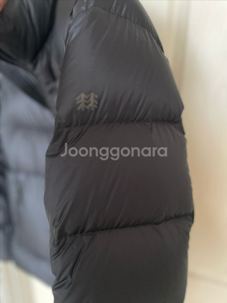 코오롱스포츠 경량 아웃쉘 다운 카키네이비 95--5