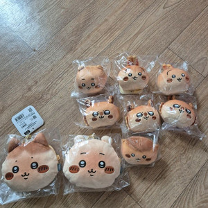 치이카와 베이커리 마스코트 인형과 인형파우치 키링