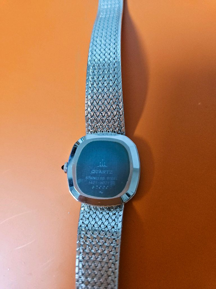 크레도르 여성용 백통 일체형 통메쉬밴드 메탈 시계/JA--3