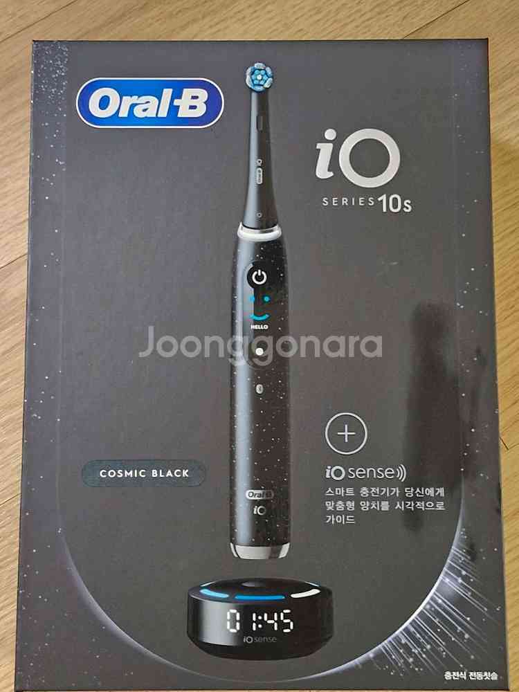 오랄비전동칫솔 iO 10 블랙--0