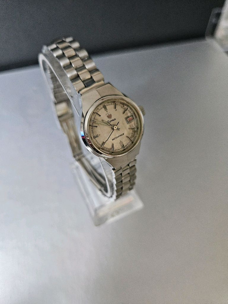 Rona 여성용 수동 태엽 방식 메탈 시계--5