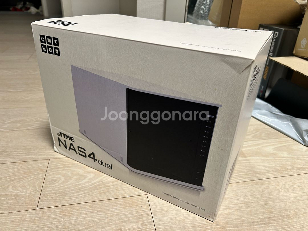 아이피타임 나스4듀얼 NAS4 DUAL 판매합니다--0