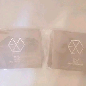 미개봉)엑소 10주년 목걸이 포카 세트 디오 수호